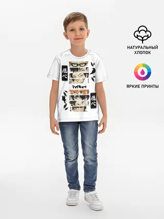 Детская базовая футболка / Игроки вороны | ВОЛЕЙБОЛ!!