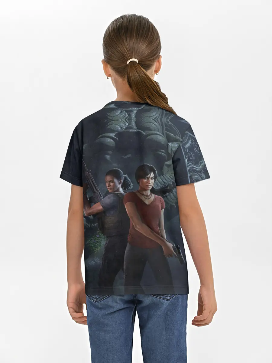 Детская базовая футболка / Uncharted The Lost Legacy