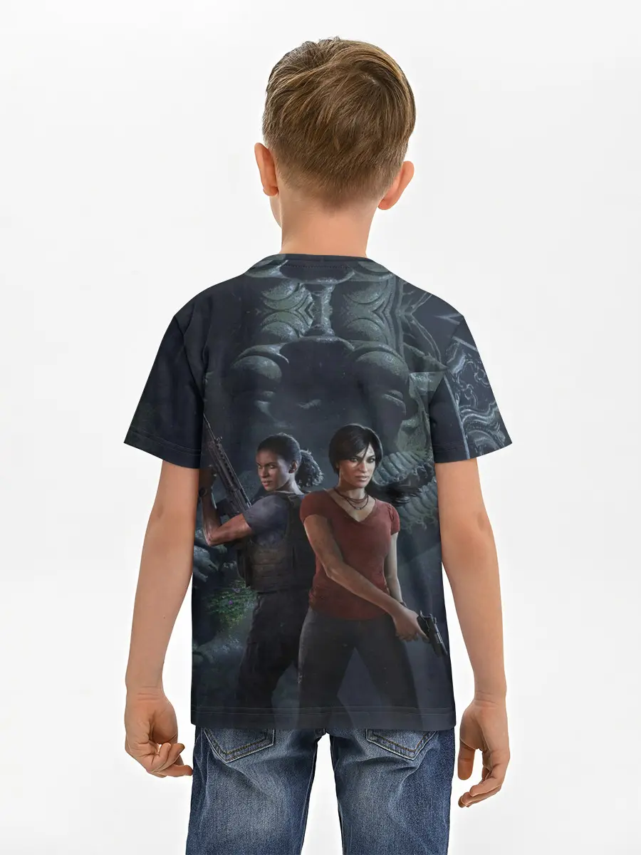Детская базовая футболка / Uncharted The Lost Legacy