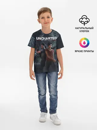 Детская базовая футболка / Uncharted The Lost Legacy