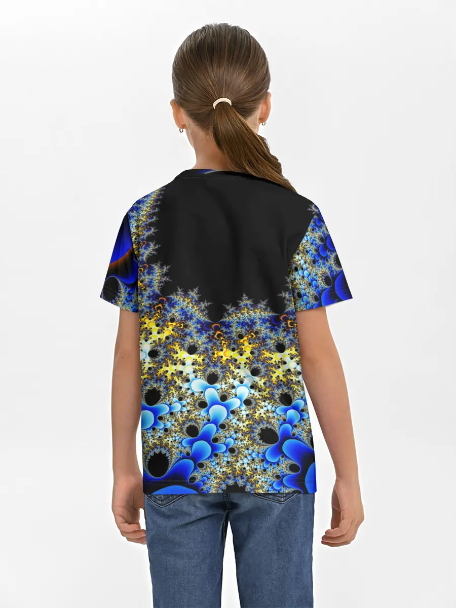 Детская базовая футболка / Фрактальная материя l Fractal