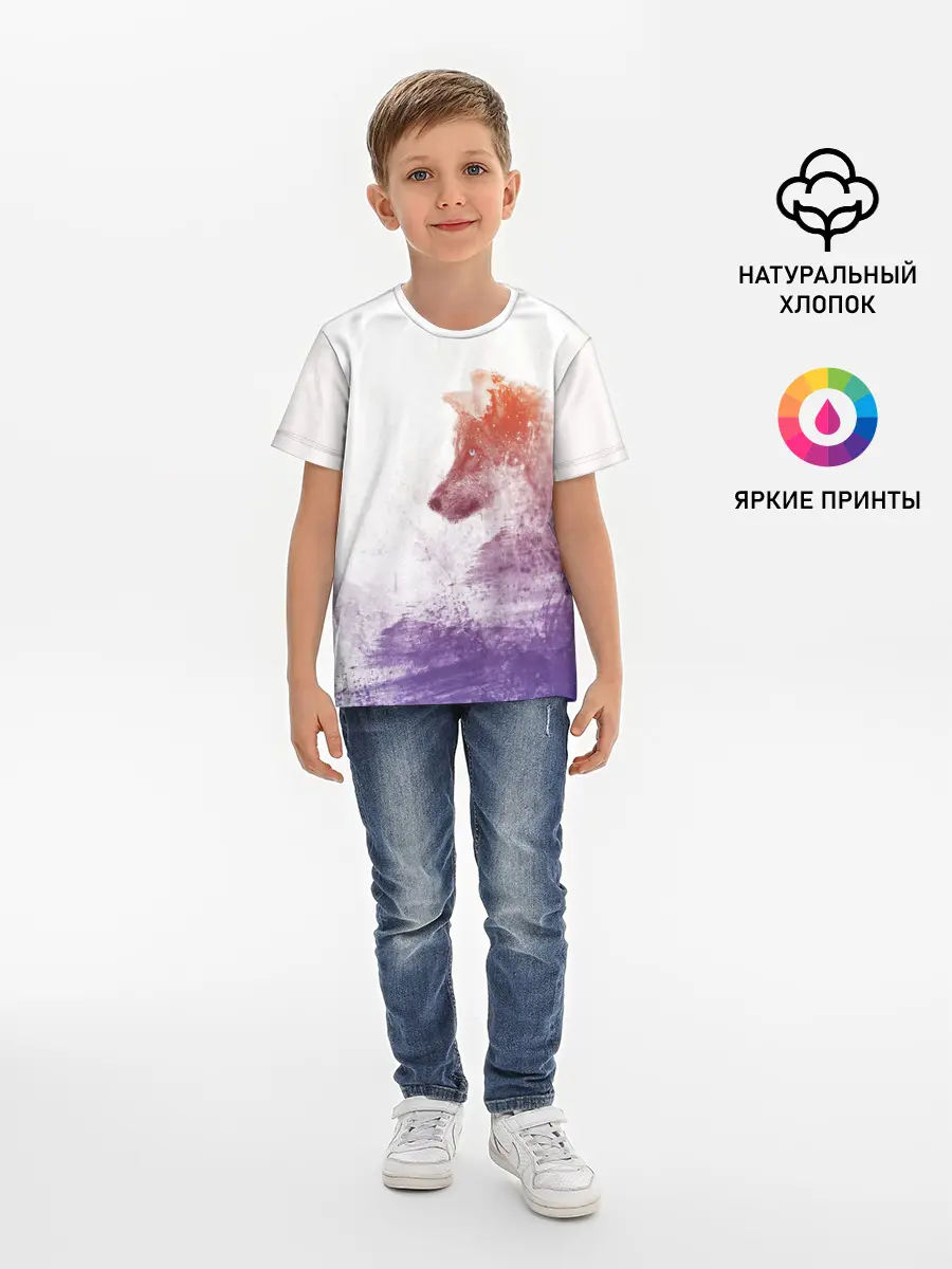 Детская базовая футболка / ВОЛК