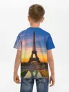 Детская базовая футболка / Эйфелева башня