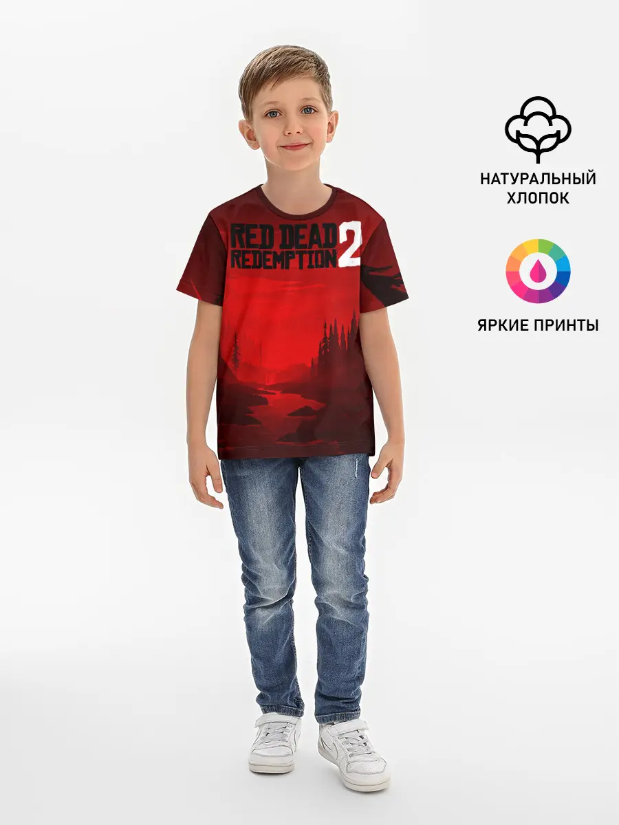 Детская базовая футболка / Red Dead Redemption 2