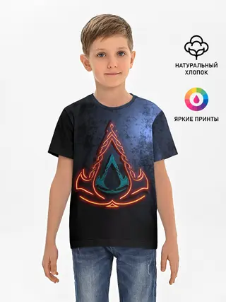 Детская базовая футболка / Assassins Creed Valhalla