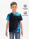 Детская базовая футболка / Неоновый вихрь