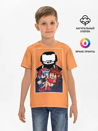 Детская базовая футболка / Boyfriend, Girlfriend, Tankman