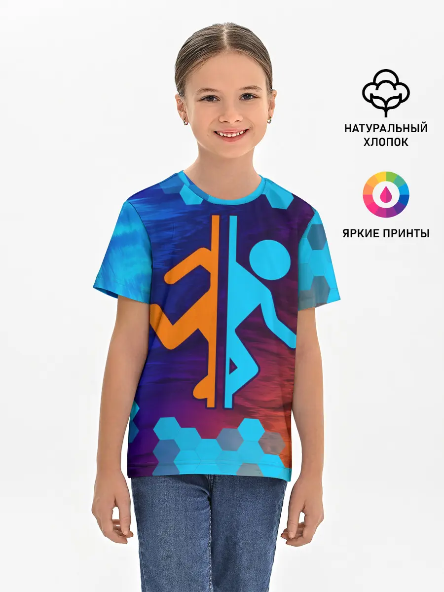 Детская базовая футболка / PORTAL / ПОРТАЛ