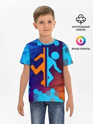 Детская базовая футболка / PORTAL / ПОРТАЛ