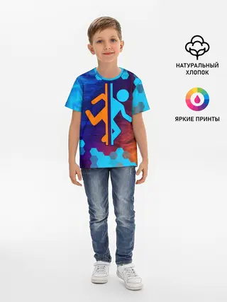 Детская базовая футболка / PORTAL / ПОРТАЛ