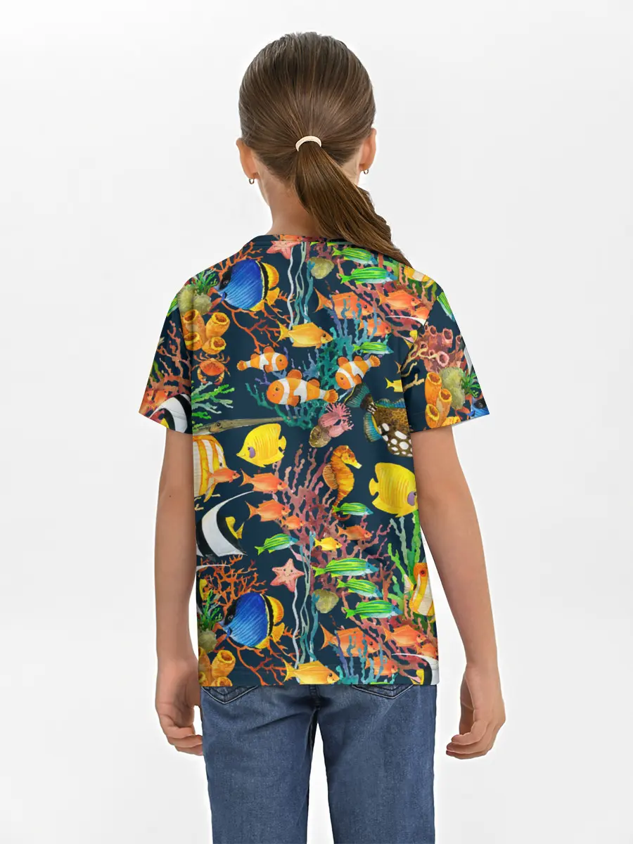 Детская базовая футболка / Морской мир