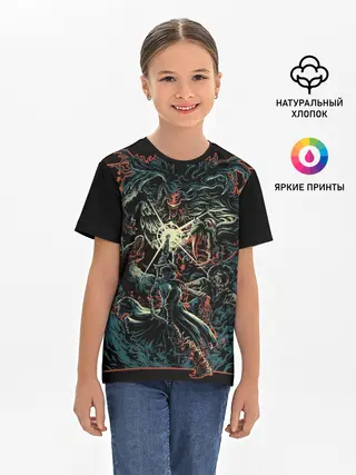 Детская базовая футболка / Bloodborne