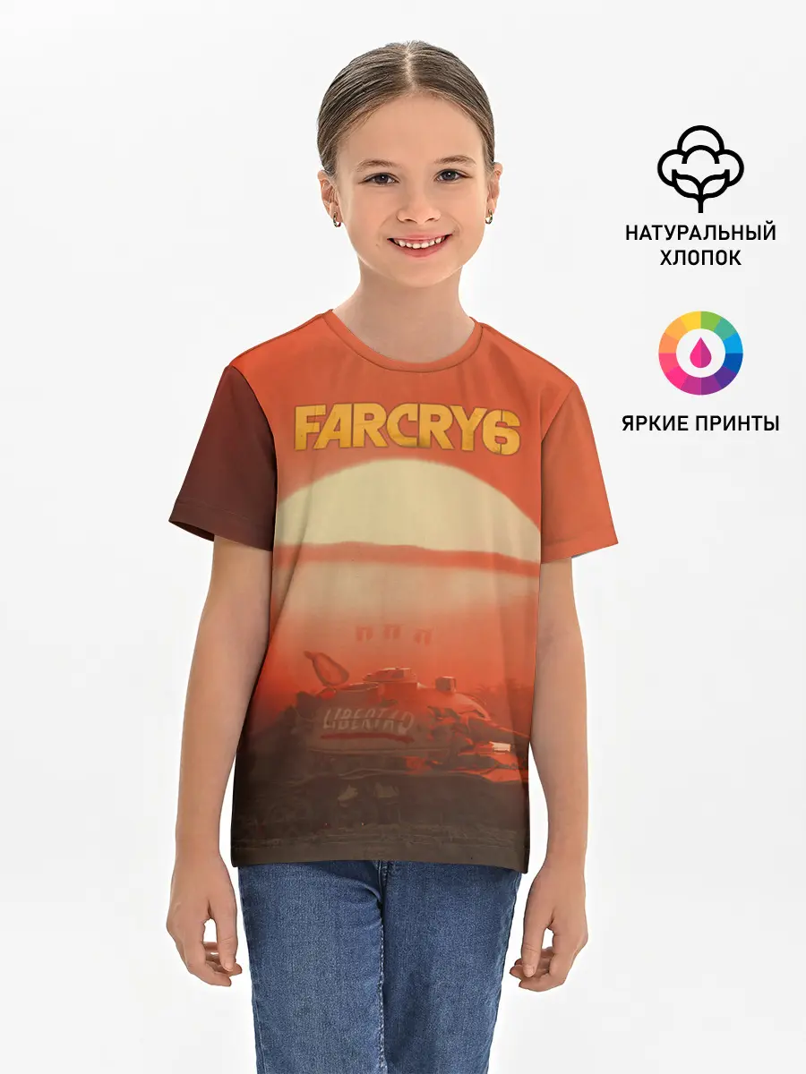 Детская базовая футболка / Far Cry 6 - Libertad