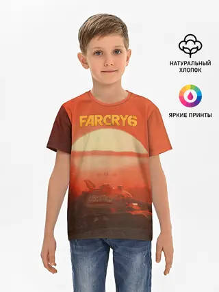 Детская базовая футболка / Far Cry 6 - Libertad