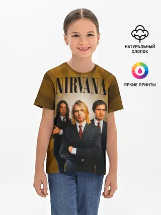 Детская базовая футболка / Nirvana