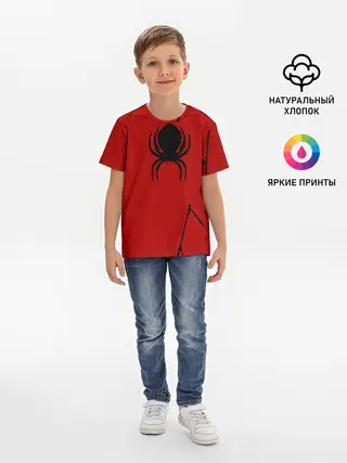 Детская базовая футболка / Паук 3D