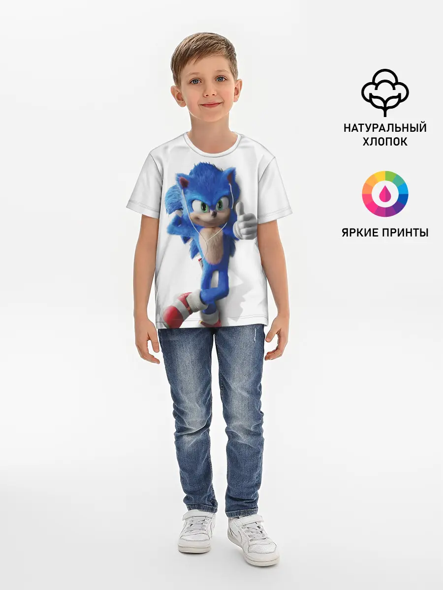 Детская базовая футболка / SONIC