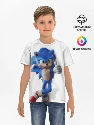 Детская базовая футболка / SONIC