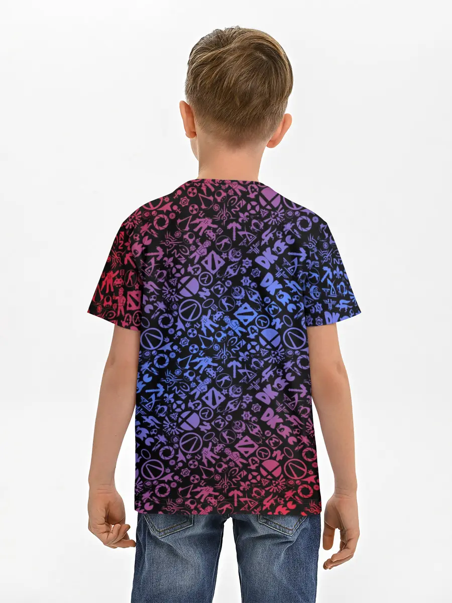 Детская базовая футболка / Игровые бренды