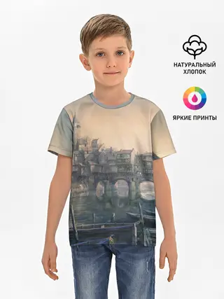Детская базовая футболка / The Witcher 3: Wild Hunt