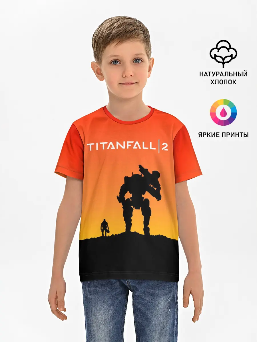 Детская базовая футболка / TITANFALL 2