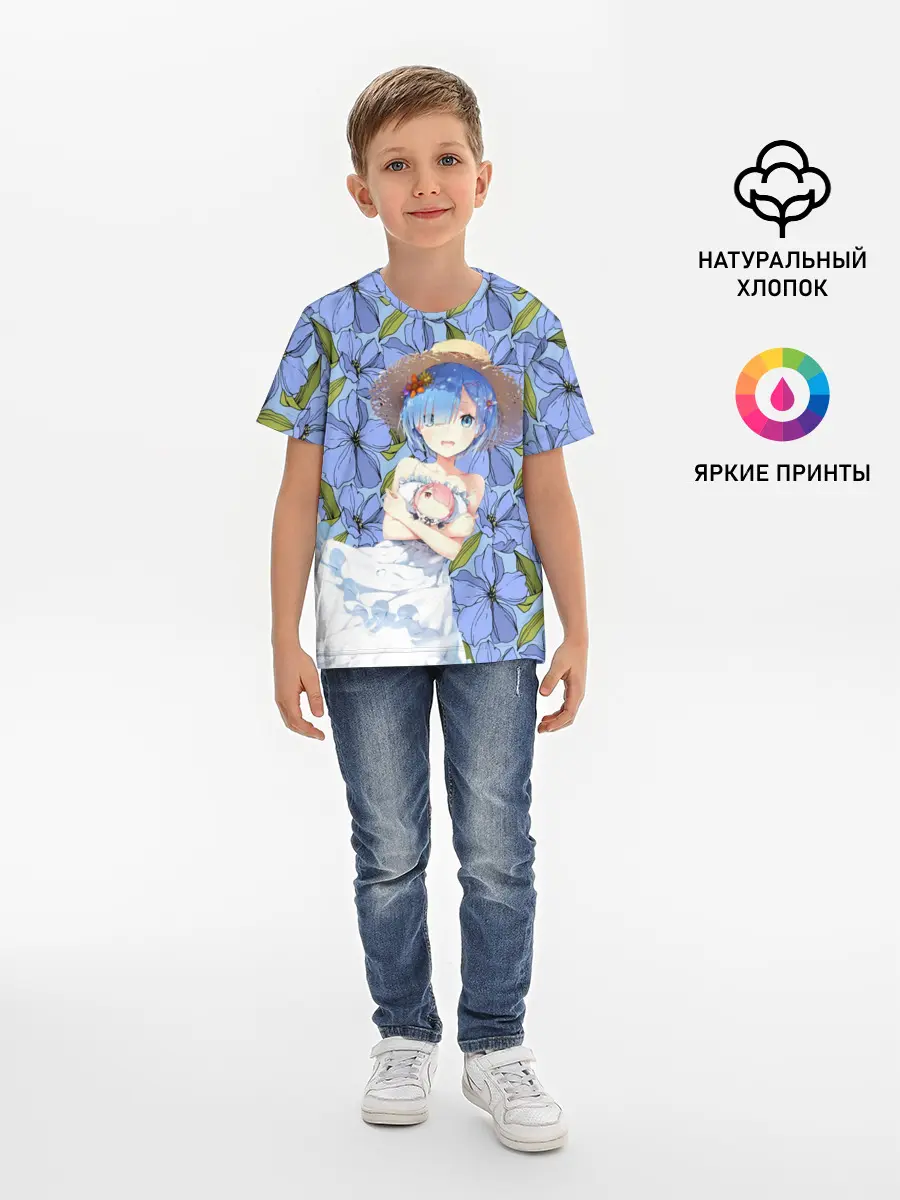 Детская базовая футболка / Re: Zero – жизнь с нуля