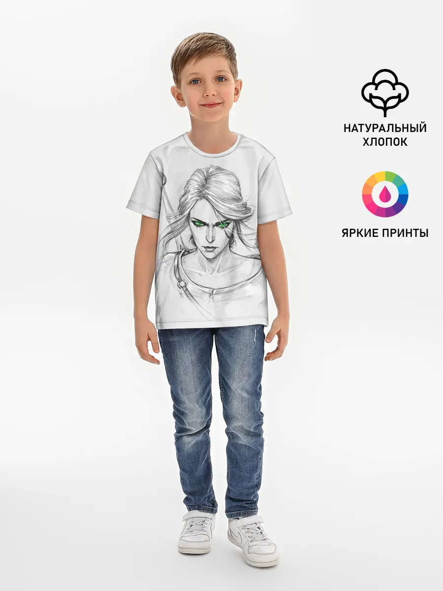 Детская базовая футболка / Цири