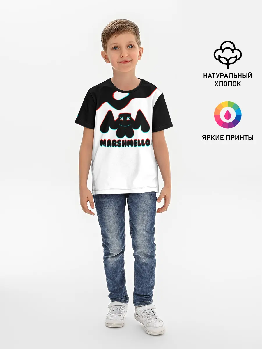 Детская базовая футболка / MARSHMELLO MELT: МАРШМЕЛЛО
