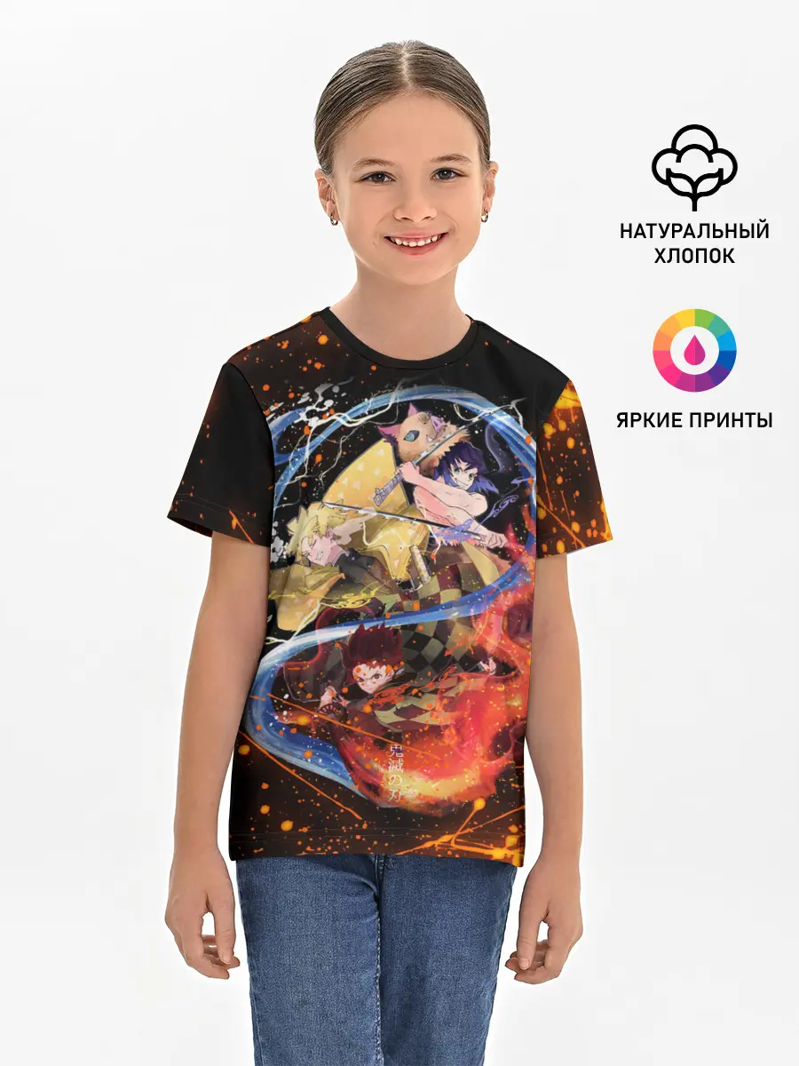 Детская базовая футболка / Убийца демонов