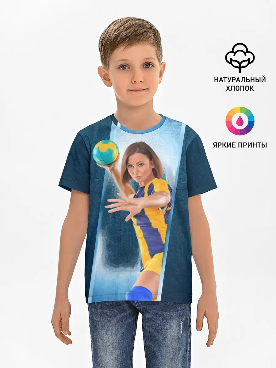 Детская базовая футболка / Гандболистка