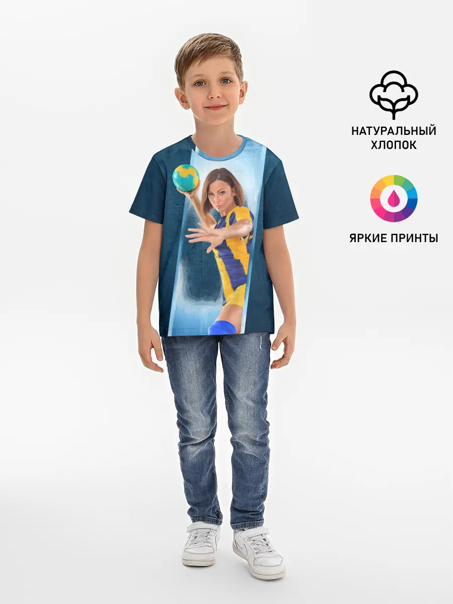 Детская базовая футболка / Гандболистка