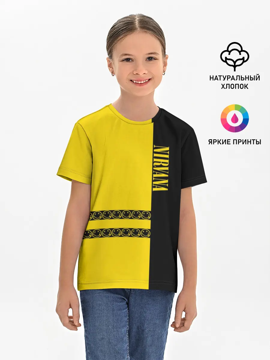 Детская базовая футболка / Nirvana