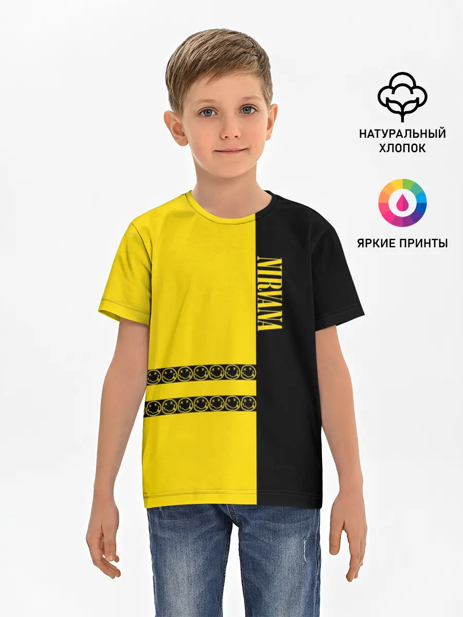 Детская базовая футболка / Nirvana