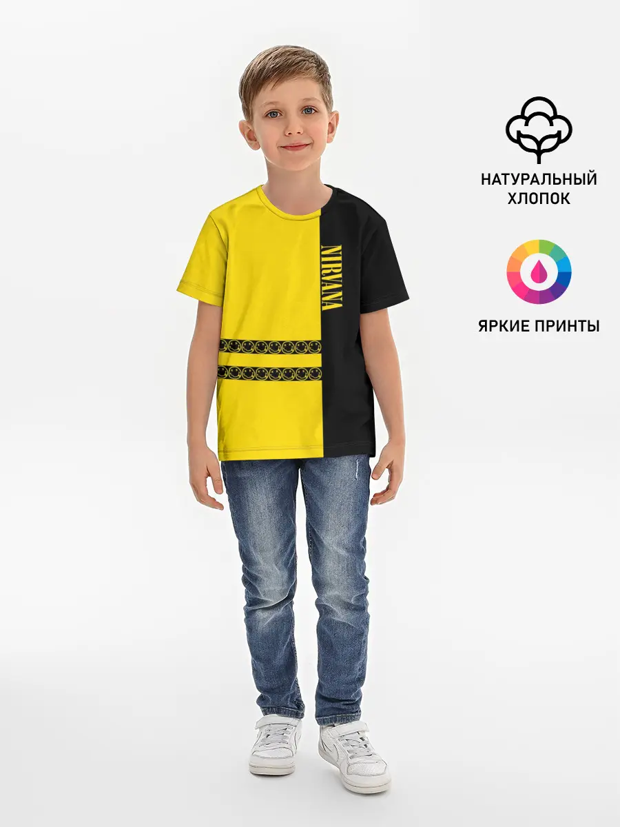 Детская базовая футболка / Nirvana