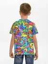 Детская базовая футболка / Разноцветные бабочки