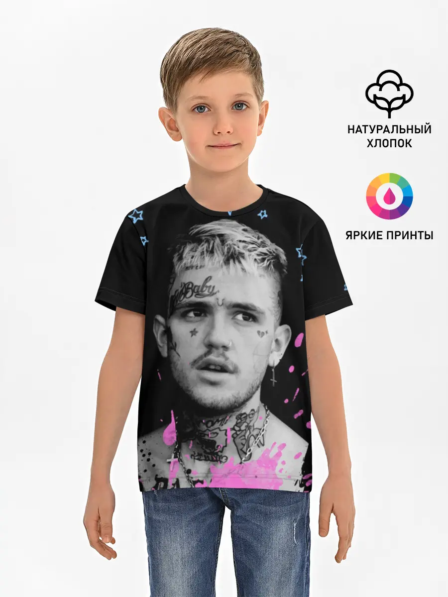 Детская базовая футболка / LIL PEEP - Runaway