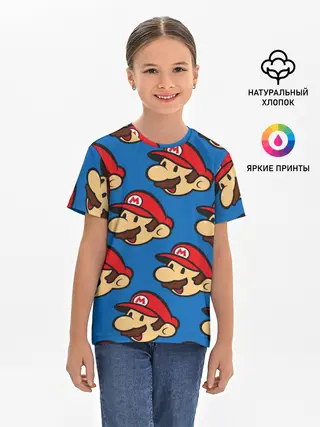 Детская базовая футболка / MARIO EXCLUSIVE