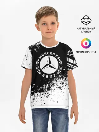 Детская базовая футболка / Mercedes abstract sport