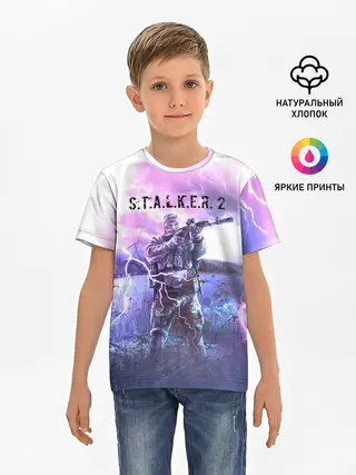 Детская базовая футболка / S.T.A.L.K.E.R. 2 | С.Т.А.Л.К.Е.Р. 2