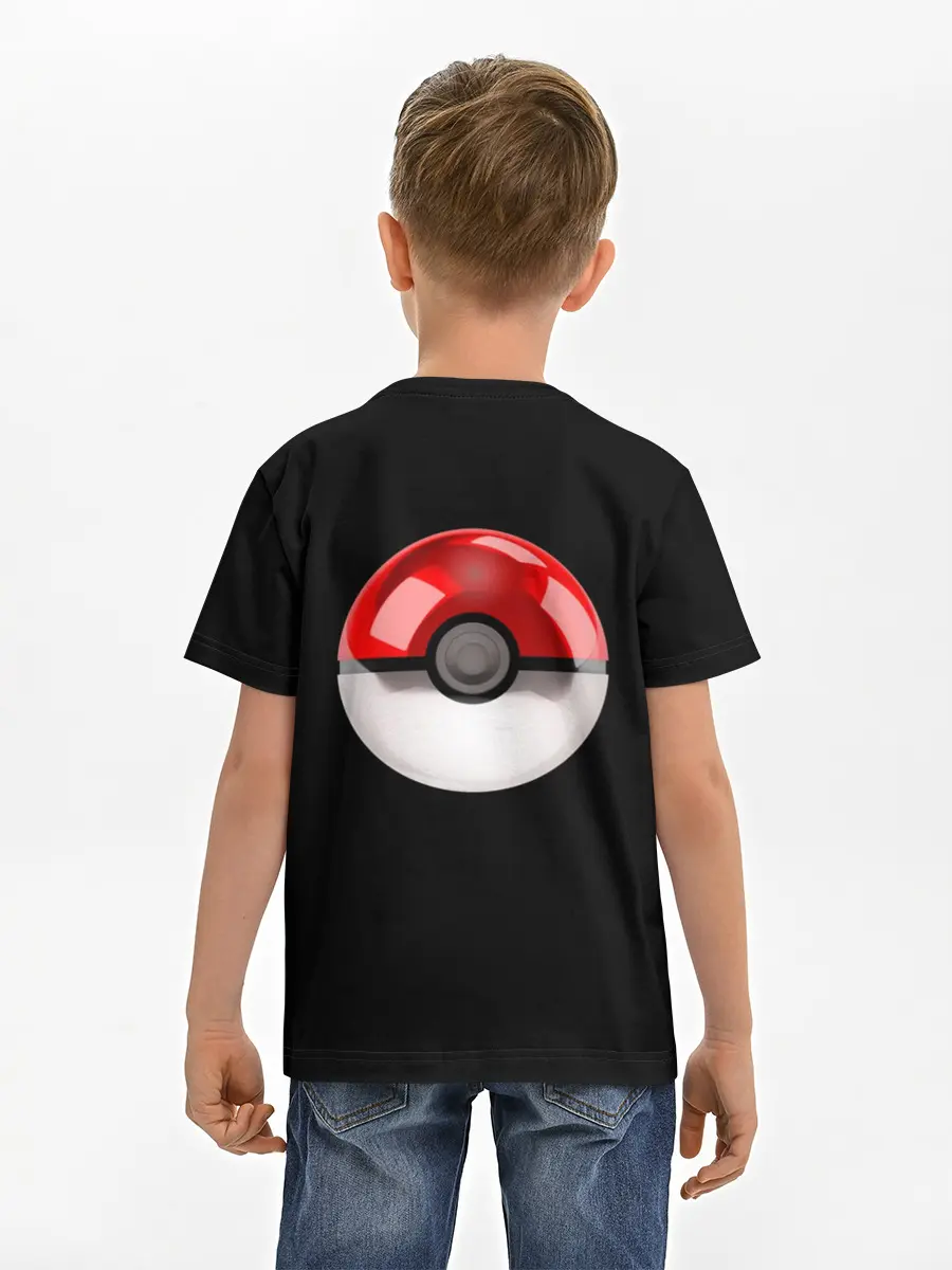 Детская базовая футболка / Покемон Пикачу