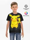 Детская базовая футболка / Покемон Пикачу