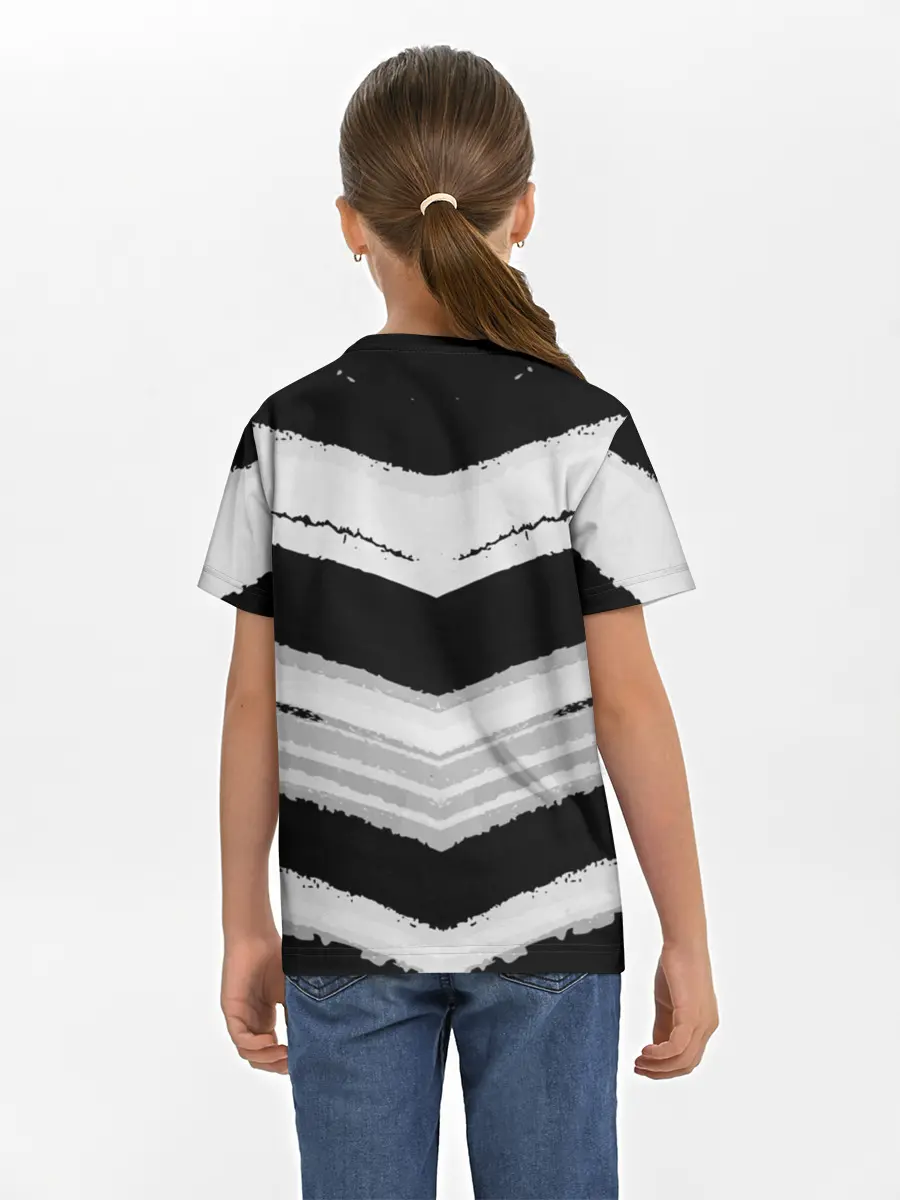 Детская базовая футболка / Mercedes sport abstract 2018