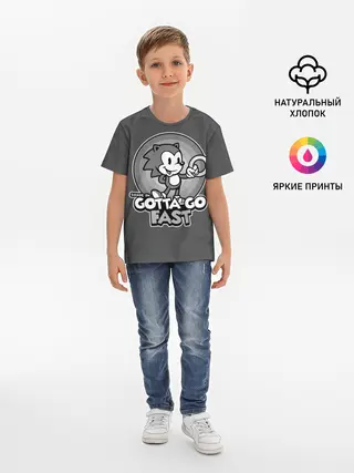 Детская базовая футболка / Retro Sonic
