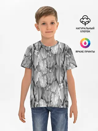 Детская базовая футболка / White Raven