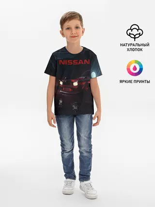Детская базовая футболка / NISSAN | НИССАН