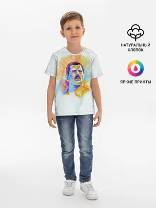 Детская базовая футболка / Freddie Mercury