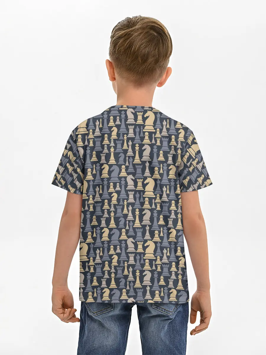 Детская базовая футболка / Шахматист