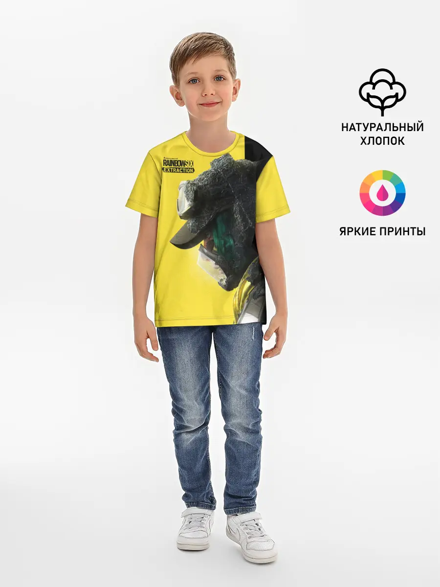 Детская базовая футболка / Rainbow Six Extraction / Радуга 6 Эвакуация