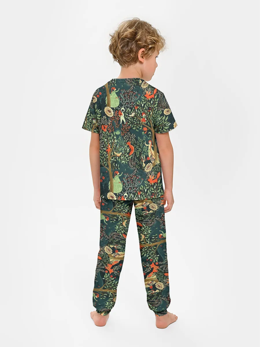 Детская пижама с брюками / Abstraction Pattern
