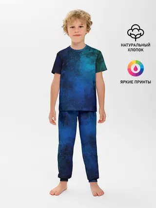 Детская пижама с брюками / Абстракция
